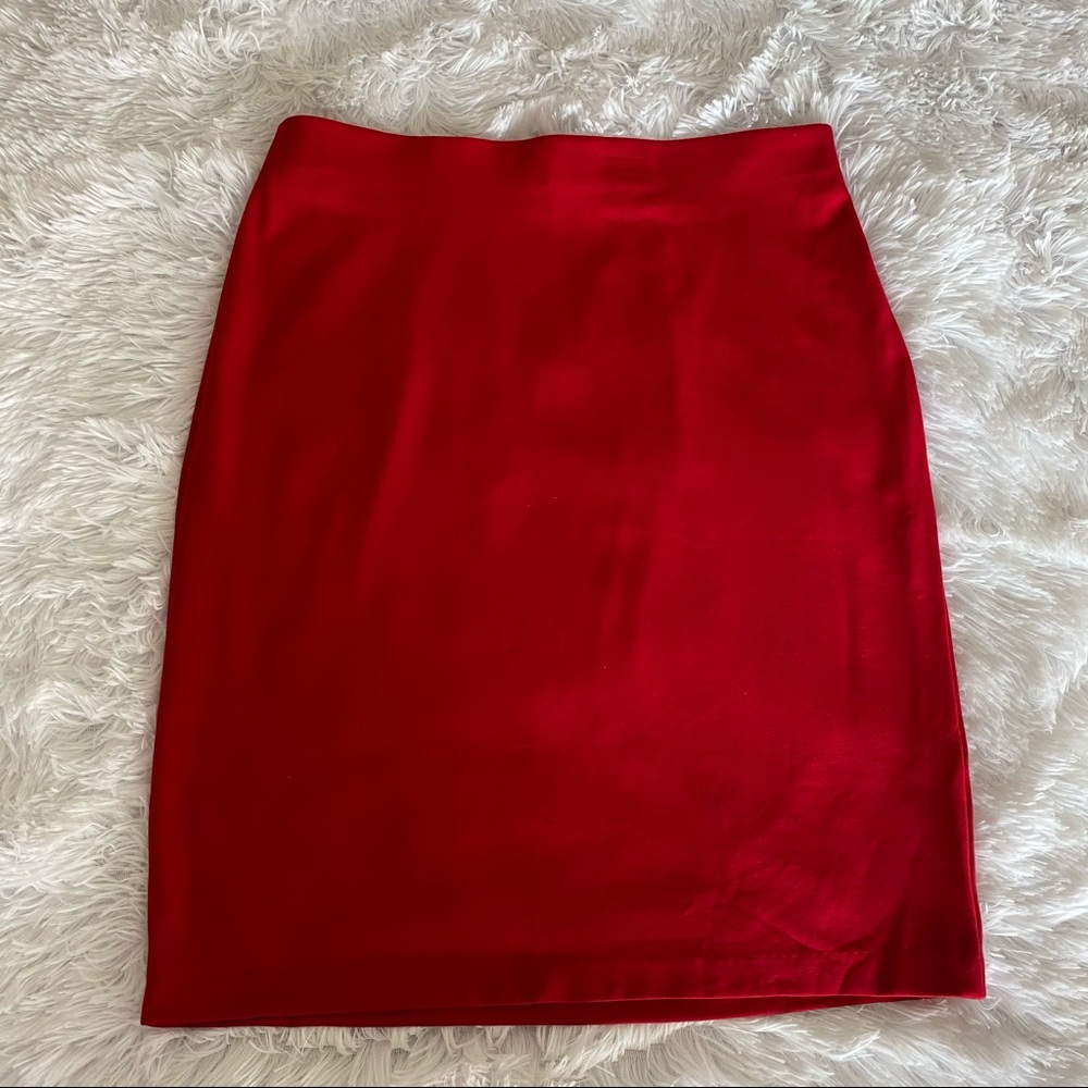 💐Premise Red Midi Skirt Size 10